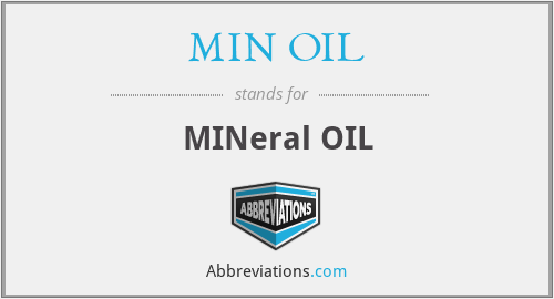 MIN OIL - MINeral OIL